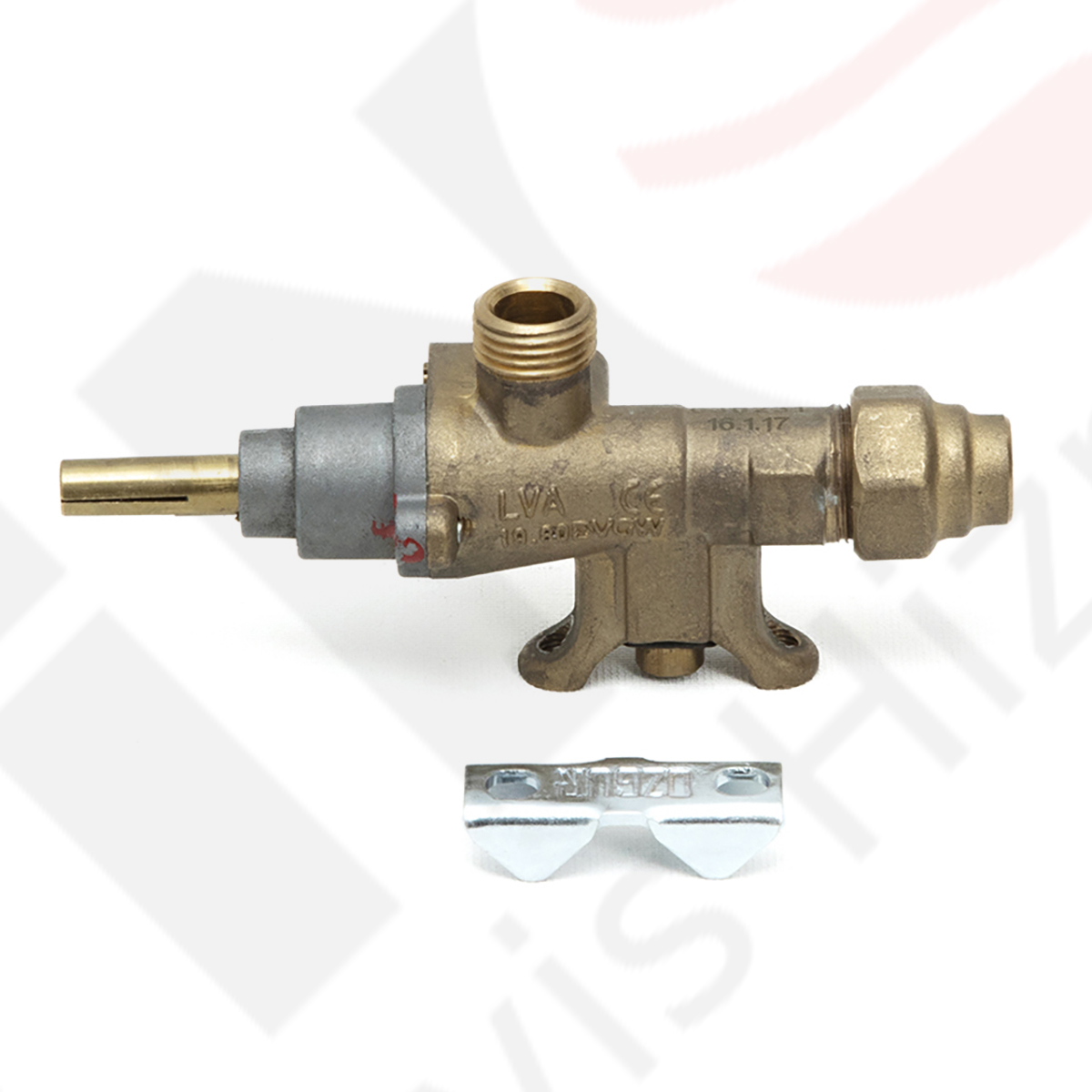 İnoksan Kuzine Ocak Tek Çıkışılı Gaz Musluğu